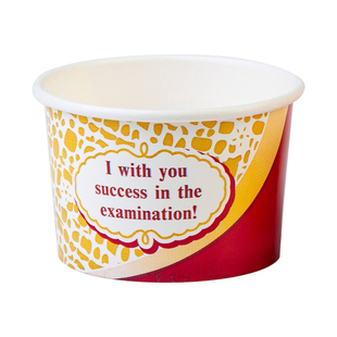 冰激凌纸杯一次性冰淇淋纸碗卡通酸奶雪糕布丁纸碗带盖商用可定制