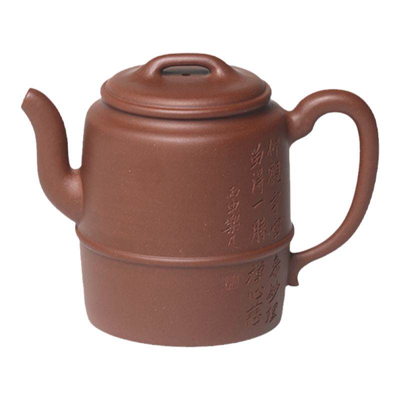 复古风紫砂茶壶云雅原矿