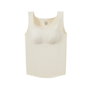 【轻修背心】伊维斯莫代尔带胸垫保暖内衣轻塑形内衣抗静电打底衫