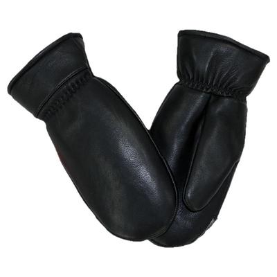 羊皮冬季保暖连指手闷加厚羊毛男