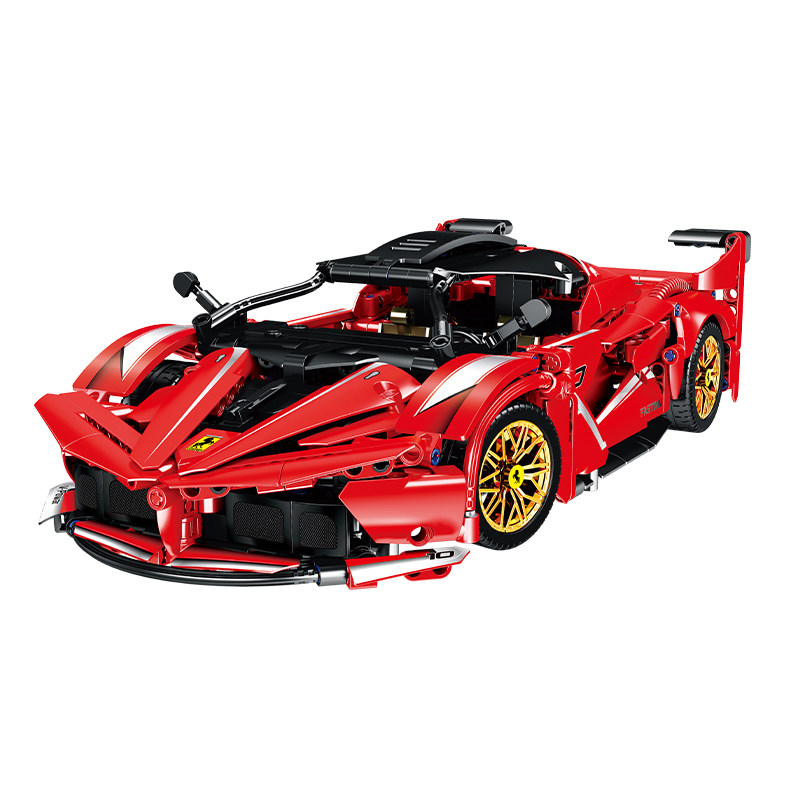 新款机械组法拉利FXX-K遥控跑车国产积木拼装模型儿童玩具礼物男