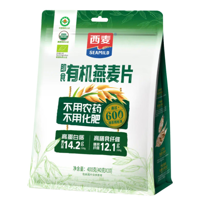 西麦有机燕麦片400g袋