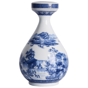 苏州桥国雅白酒42度500ml浓香型青花瓷瓶礼盒送礼收藏佳品江南味