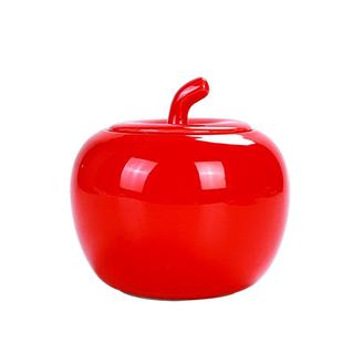 陶瓷茶叶罐大号创意苹果储存密封罐包装盒绿茶普洱茶罐中式伴手礼