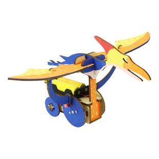 儿童趣味科学小实验手工会动的翼龙模型益智玩具科技手工材料包