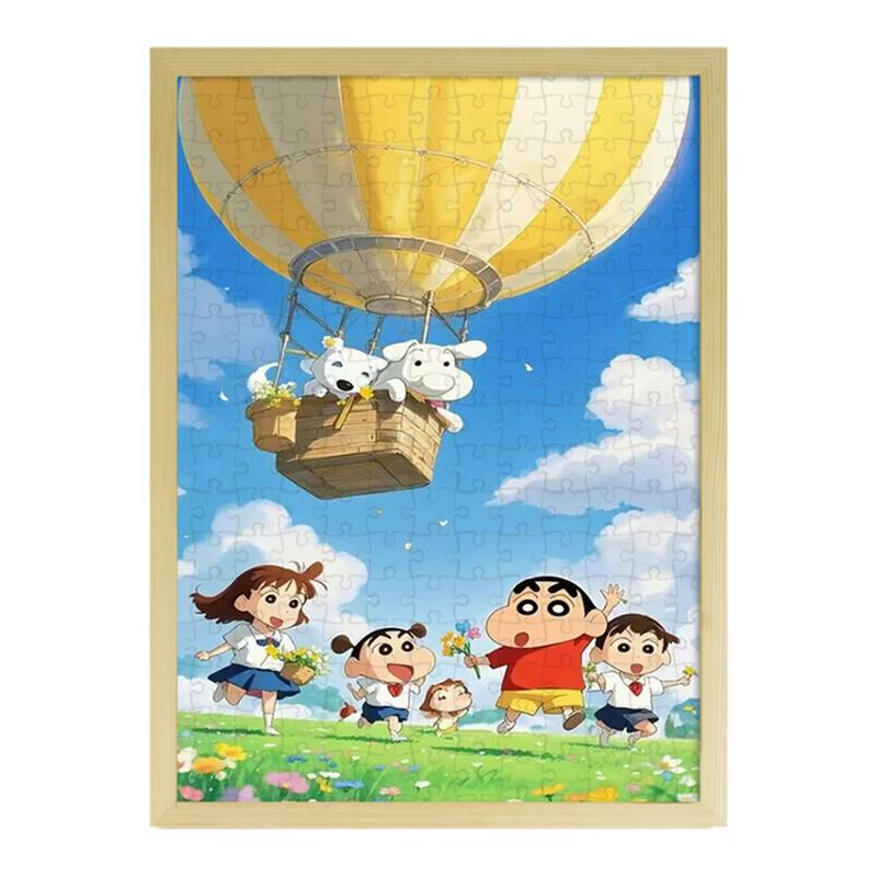 蜡笔小新拼图6-10岁以上儿童益智