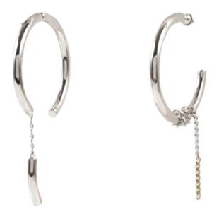 宋佳孙千周雨彤百搭C型圆圈耳环原创简约小众设计高级冷淡风通勤