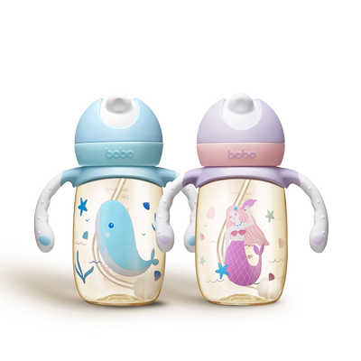 bobo两用小金瓶ppsu防摔儿童水杯