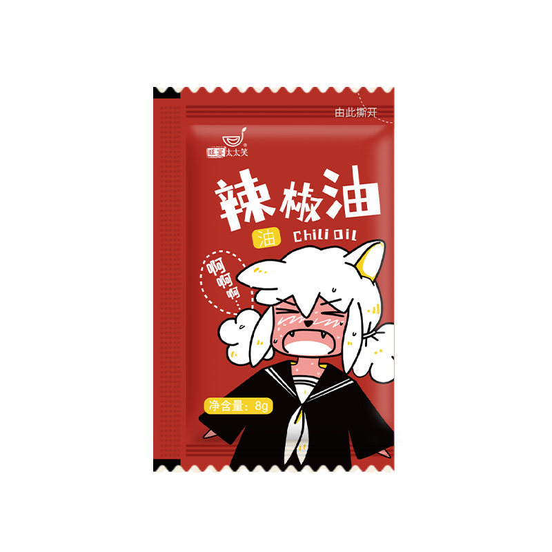 旺宴太太笑辣椒油铝箔独立小袋装