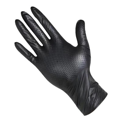 特厚丁腈橡胶钻石纹手套防滑耐油