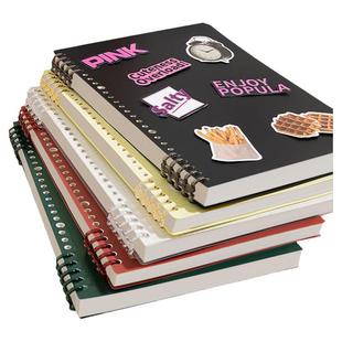 B5高颜值不硌手活页本 高中初中生专用加厚笔记本本子可拆卸活页夹A4网格本大学生线圈本记事纸ins风2025考研