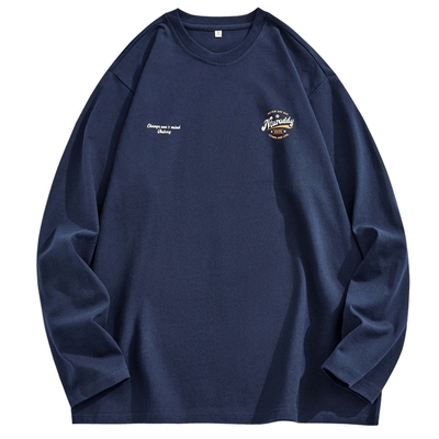 美式简约260g纯棉长袖t恤内搭