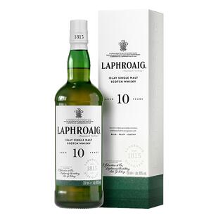 Laphroaig 拉弗格10年单一麦芽威士忌进口洋酒烈酒700ml 利富