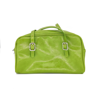 肥肥自制托特包包女夏2025新款小众质感百搭绿色单肩手提腋下包潮