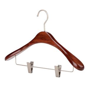 宽肩实木衣架无痕大衣木质衣挂木头木制衣服撑子家用挂衣西服西装