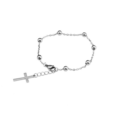 朴智旻十字架情侣手链jimin同款