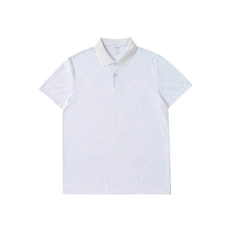 【自营】Calvin Klein/凯文克莱男士翻领休闲短袖POLO衫T恤上衣夏