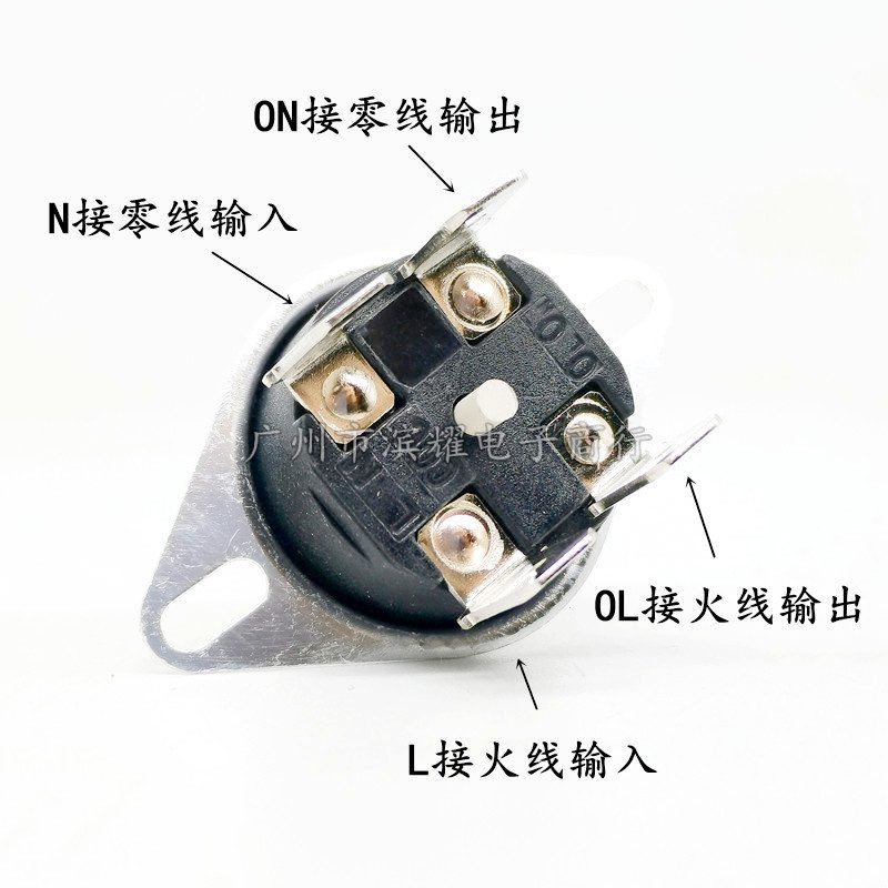 电热水器手动KSD302X 20A 75/85/88/90/92/93度 四角双极温控开关