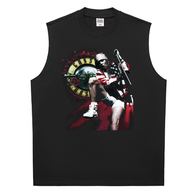 热石摇滚T恤GunsNRoses枪花乐队