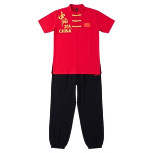 太极t恤女武术t恤太极短袖t恤太极图案t恤短袖夏太极服武术服儿童