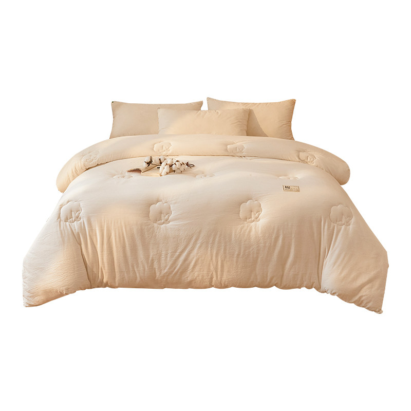 100％新疆棉花被全棉纯棉a类抗菌被子被芯单人加厚保暖四季通用冬