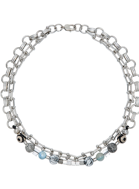 冷淡风现货官方链条多层彩珠