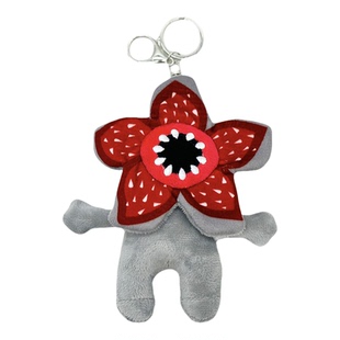 新款跨境 Stranger Things plush怪奇物语毛绒挂饰公仔挂件食人花