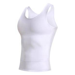 男士束胸收腹背心高弹强力紧身藏肉神器塑身衣三代收肚子束身束腰