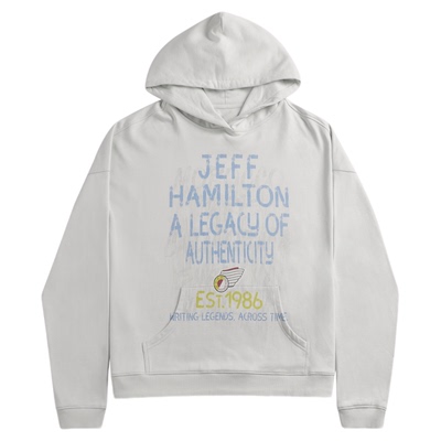jeffHamilton复古美式连帽卫衣