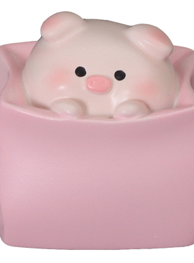 可爱包子猪摆件治愈小猪装饰礼物