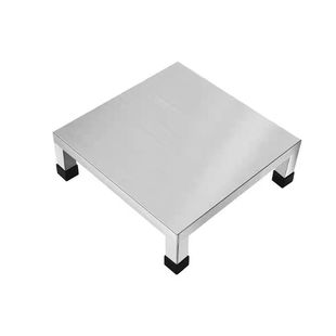 不锈钢承重底座落地增高防潮置物架厨房米面油支架汤桶托架可定制