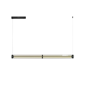 高端光影玻璃餐厅吊灯一字长条灯