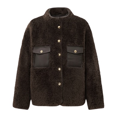 EVAOUXIU【新品】立领羊剪绒外套