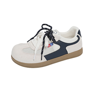 宽头胖脚宽女鞋运动休闲德训鞋老爹春秋透气不挤脚拇指外翻专用鞋