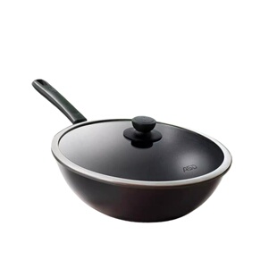 ASD/爱仕达大翻炒尖底新不粘少油烟炒菜锅家用明火专用CL32U2Q