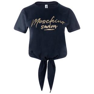 moschino/莫斯奇诺女休闲字母短袖T恤女士春夏XY同款圆领