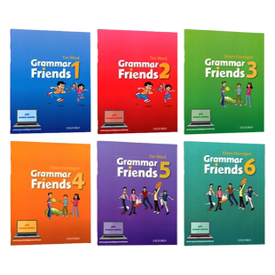 牛津小学英语语法书 牛津语法朋友 英文原版 Oxford Grammar Friends1-6语法做朋友涵盖剑桥少儿英语考试语法寒暑假短期语法学习