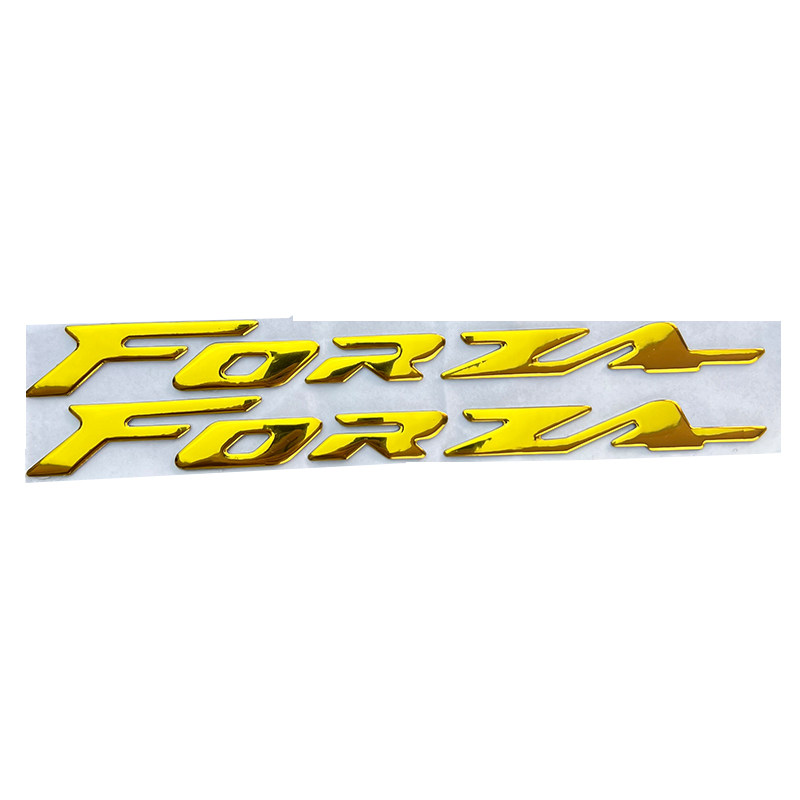 适用FORZA摩托车立体软胶贴纸