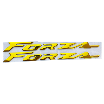 适用FORZA摩托车立体软胶贴纸