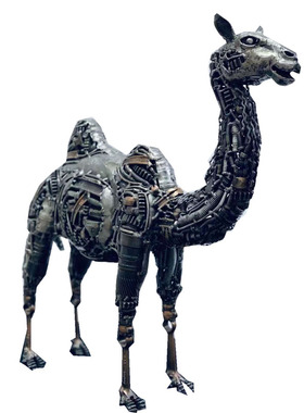 朋克工艺品动物骆驼摆件庭院