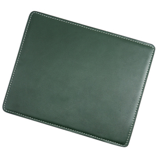 牧石皮艺手工定制真皮滑鼠垫小号鼠标垫男电脑垫头层牛皮加厚桌垫