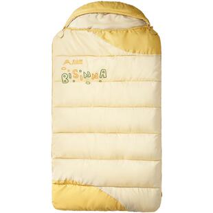 北山狼户外亲子睡袋露营便携四季通用款成人儿童单人双人午睡被子