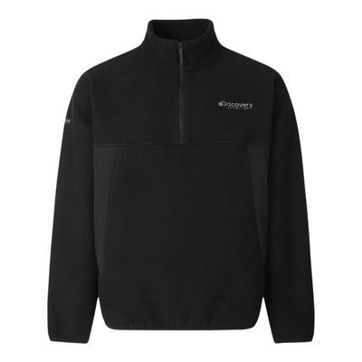 Discovery探索户外运动训练服半拉链保暖套头衫上衣男25秋冬新品