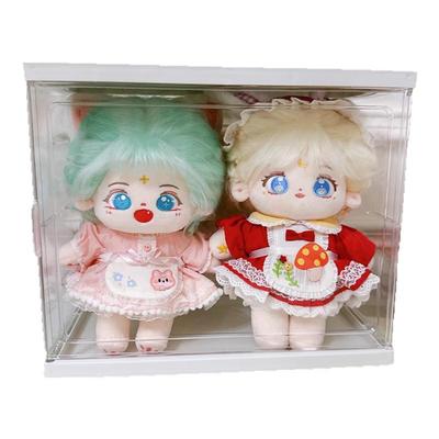 娃娃收纳盒展示架透明亚克力手办毛绒玩具迪士尼玩偶公仔防尘防潮