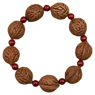 天然野生老桃木桃核手串精品原生态桃木压惊护身儿童男女通用