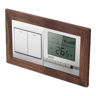 简约实木开关墙贴边框保护套电源插座装饰框面板遮挡墙面美化防脏