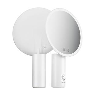 媚彩化妆镜led带灯台式高清梳妆镜桌面智能补光美妆镜子送礼物