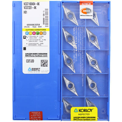 数控刀片VCGT160402/160404/160408/160412-AK-AL-TF3-TS3-FL H01