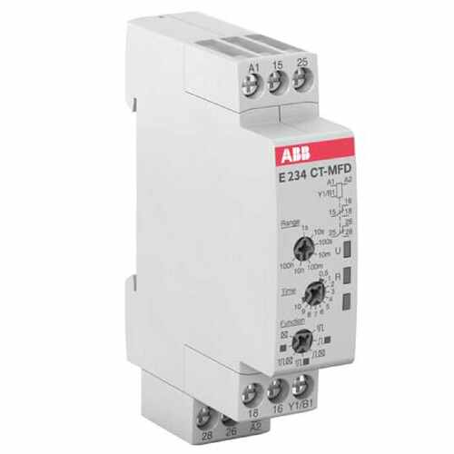 议价原装ABB时间继电器CT-MFD.21, 2C/0 ,12-240VAC/DC, 0.05s-10