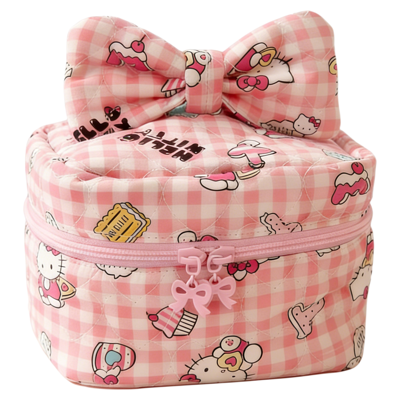 Hellokitty化妆包纯棉印花便携
